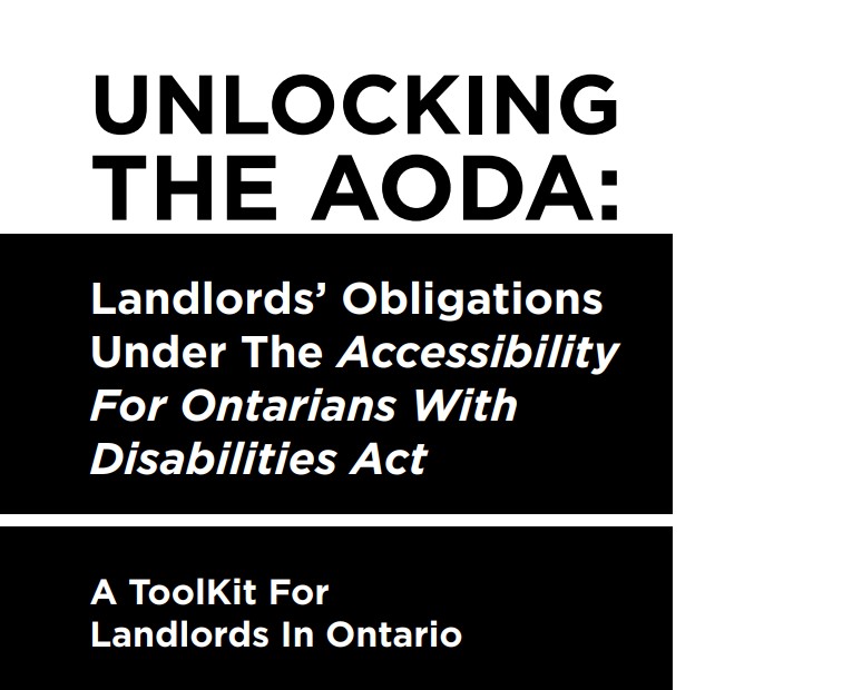 Landlords’ Obligations Under the Accessibility for Ontarians With Disabilities Act A Toolkit